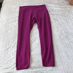 lululemon athletica Plum Cropped Leggings